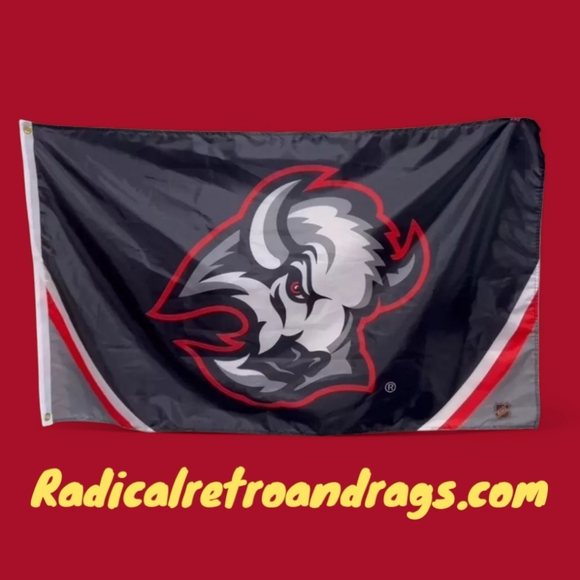 Buffalo Sabres Flag Banner 3x5 New GOAT HEAD - Picture 1 of 3